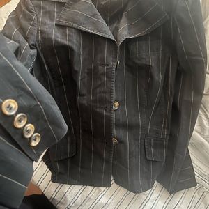 black with stripes